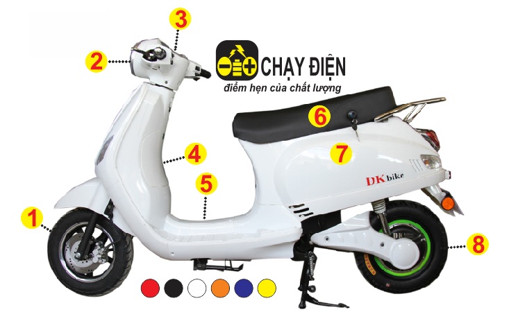 Xe máy điện Vespa lx chính hãng